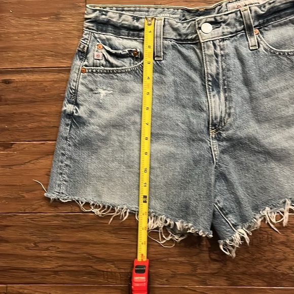 AG Adriano Goldschmidt Alexis High Rise Denim Short Size 30R - Picture 7 of 11